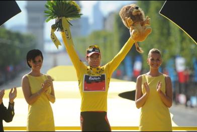 Cadel Evans é o grande vencedor do Tour de France 2011 / Foto:  Presse Sports/B.Papon